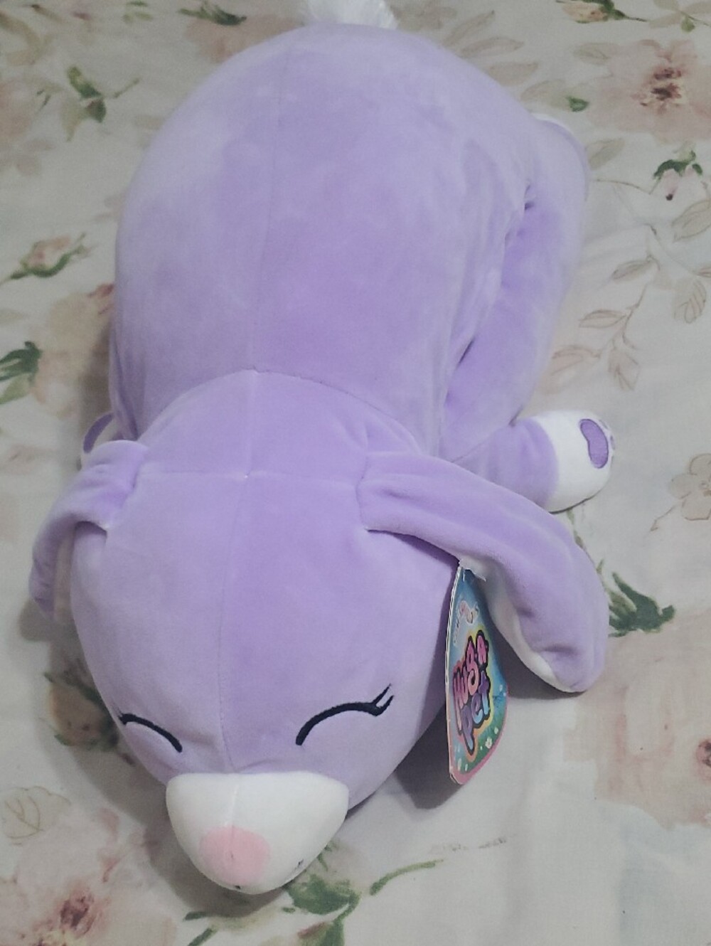 Squishmallow Hug A Pet Bonny The Bunny Lapin